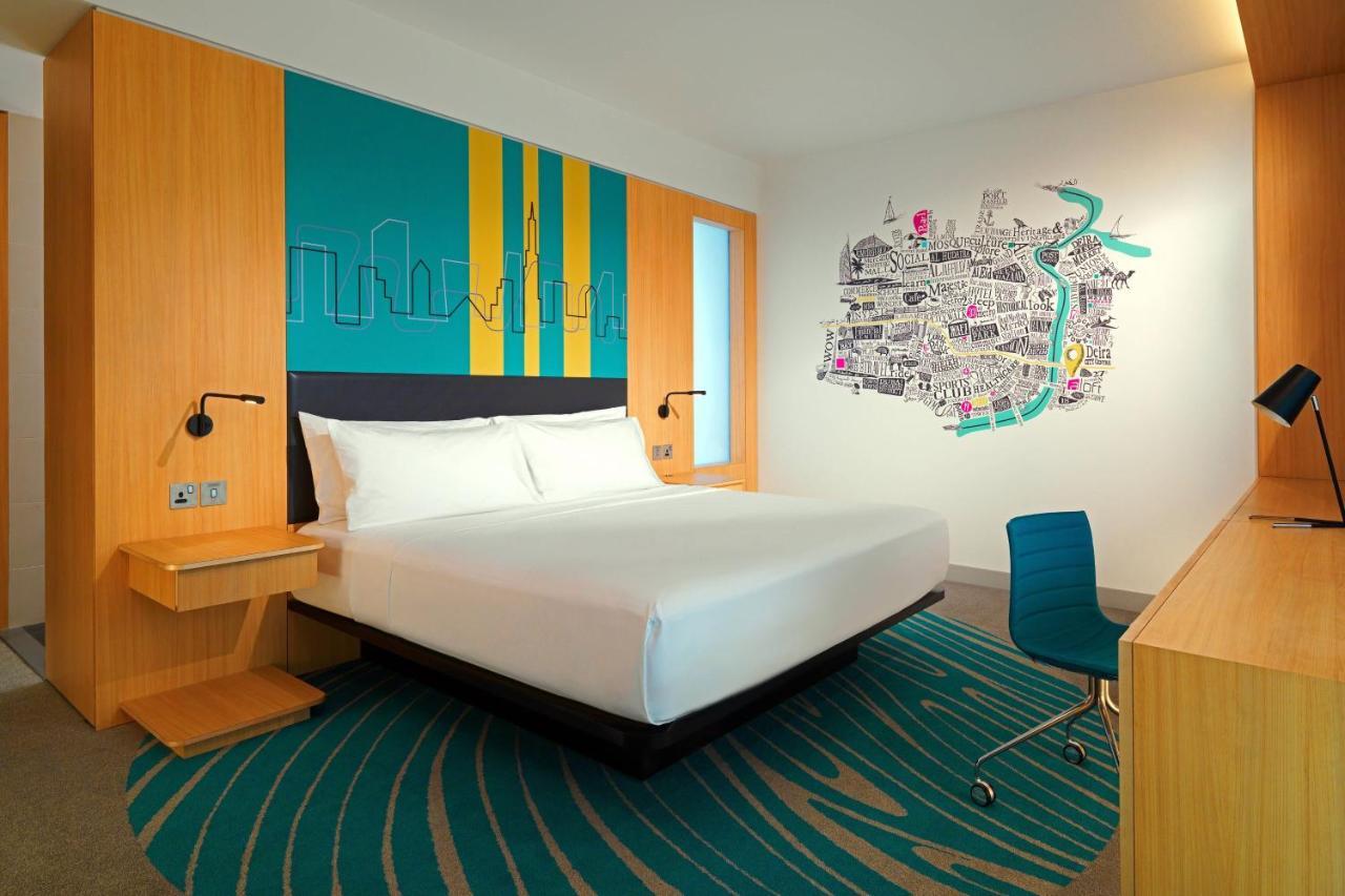 Hotel Aloft Dubai Creek Exterior foto