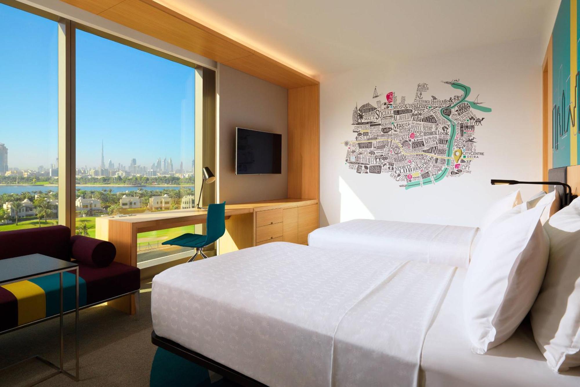 Hotel Aloft Dubai Creek Exterior foto