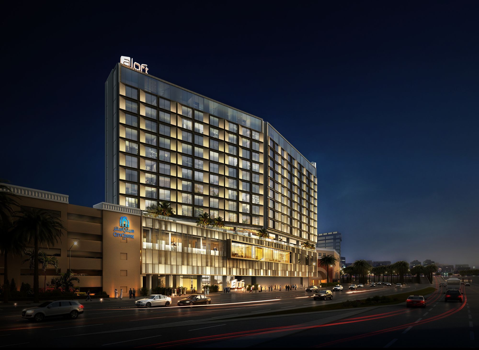 Hotel Aloft Dubai Creek Exterior foto