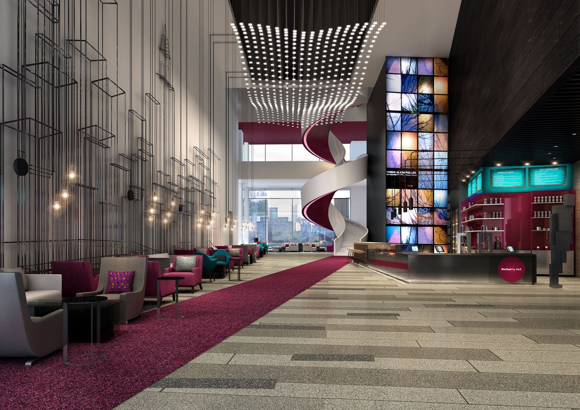 Hotel Aloft Dubai Creek Exterior foto